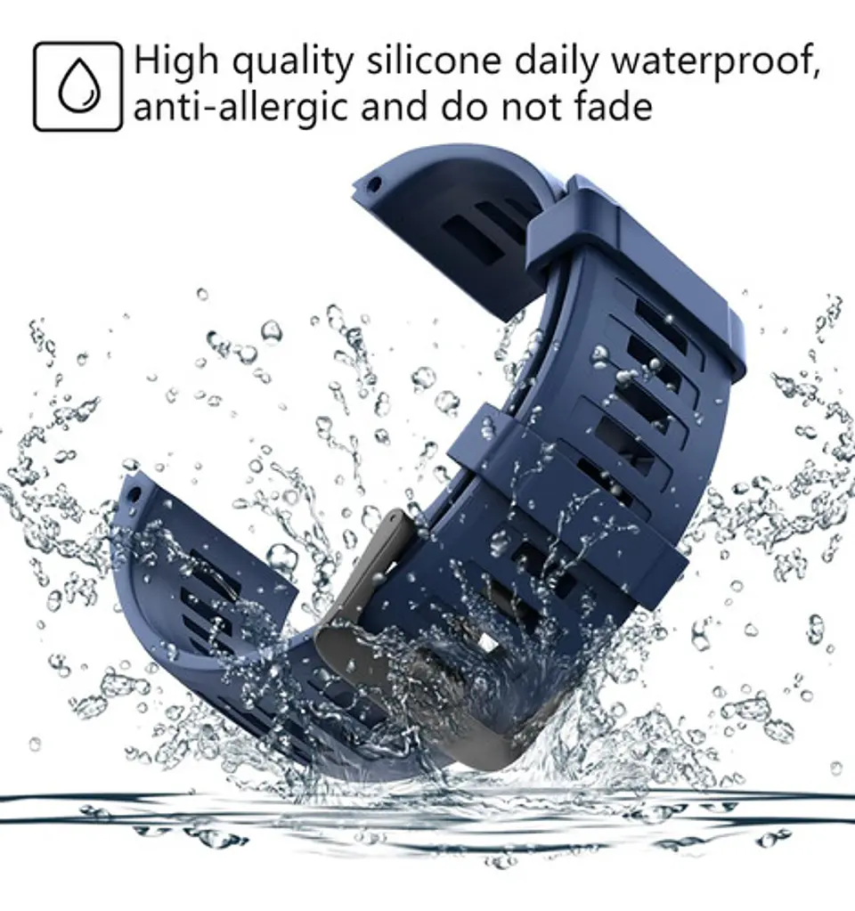 Correa Silicona Para Garmin Instinct Solar Sports Tide Etc 23