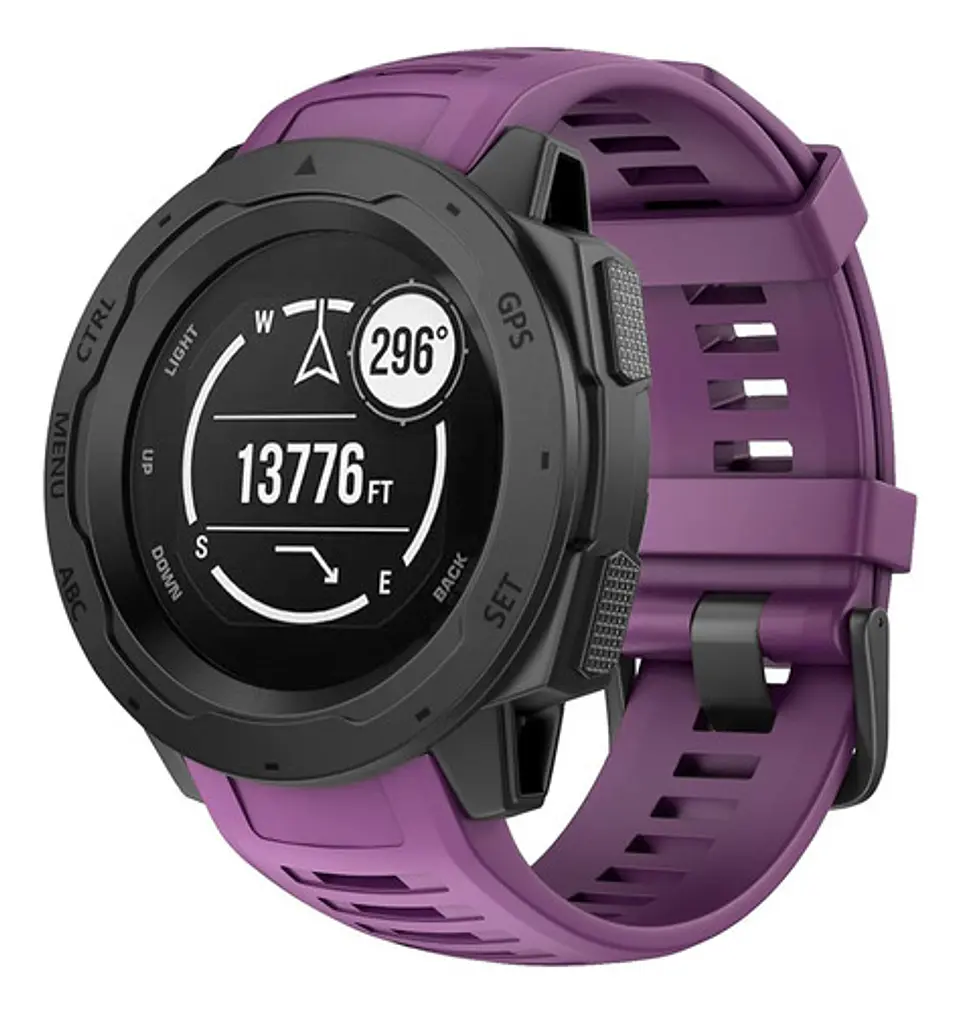 Correa Silicona Para Garmin Instinct Solar Sports Tide Etc 26