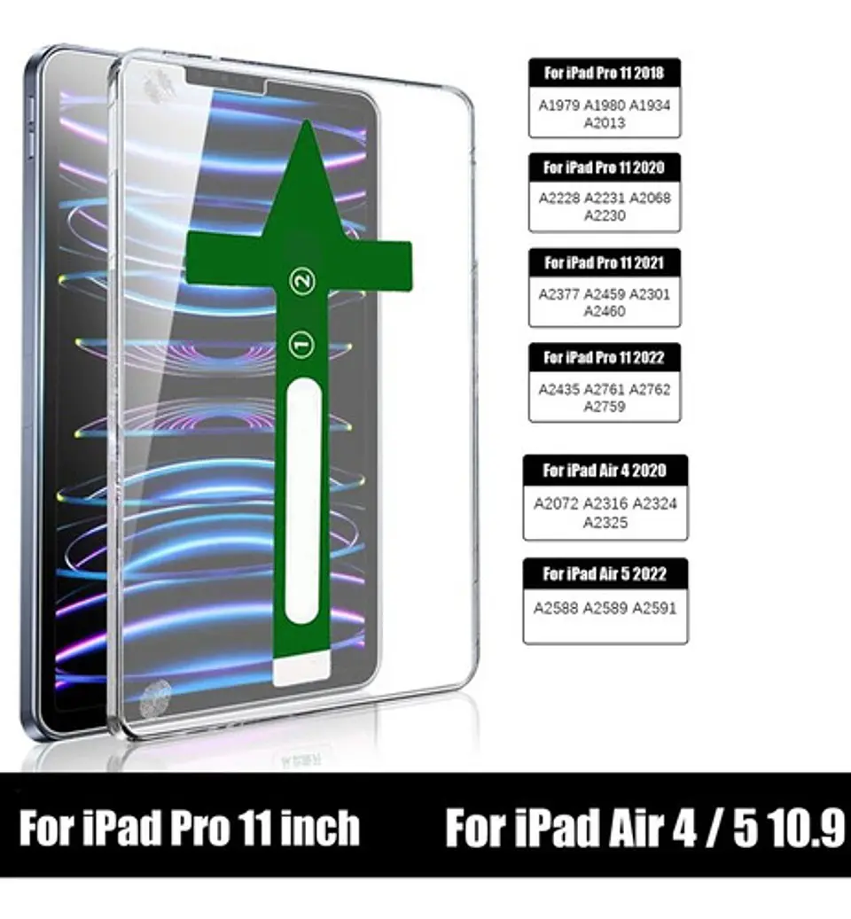Protector Pantalla Para iPad Auto Instalable (todos) 8