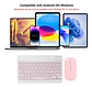Teclado Bluetooth Mouse Para iPad Tablet Inalambrico - Miniatura 10