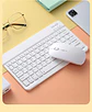 Teclado Bluetooth Mouse Para iPad Tablet Inalambrico - Miniatura 14