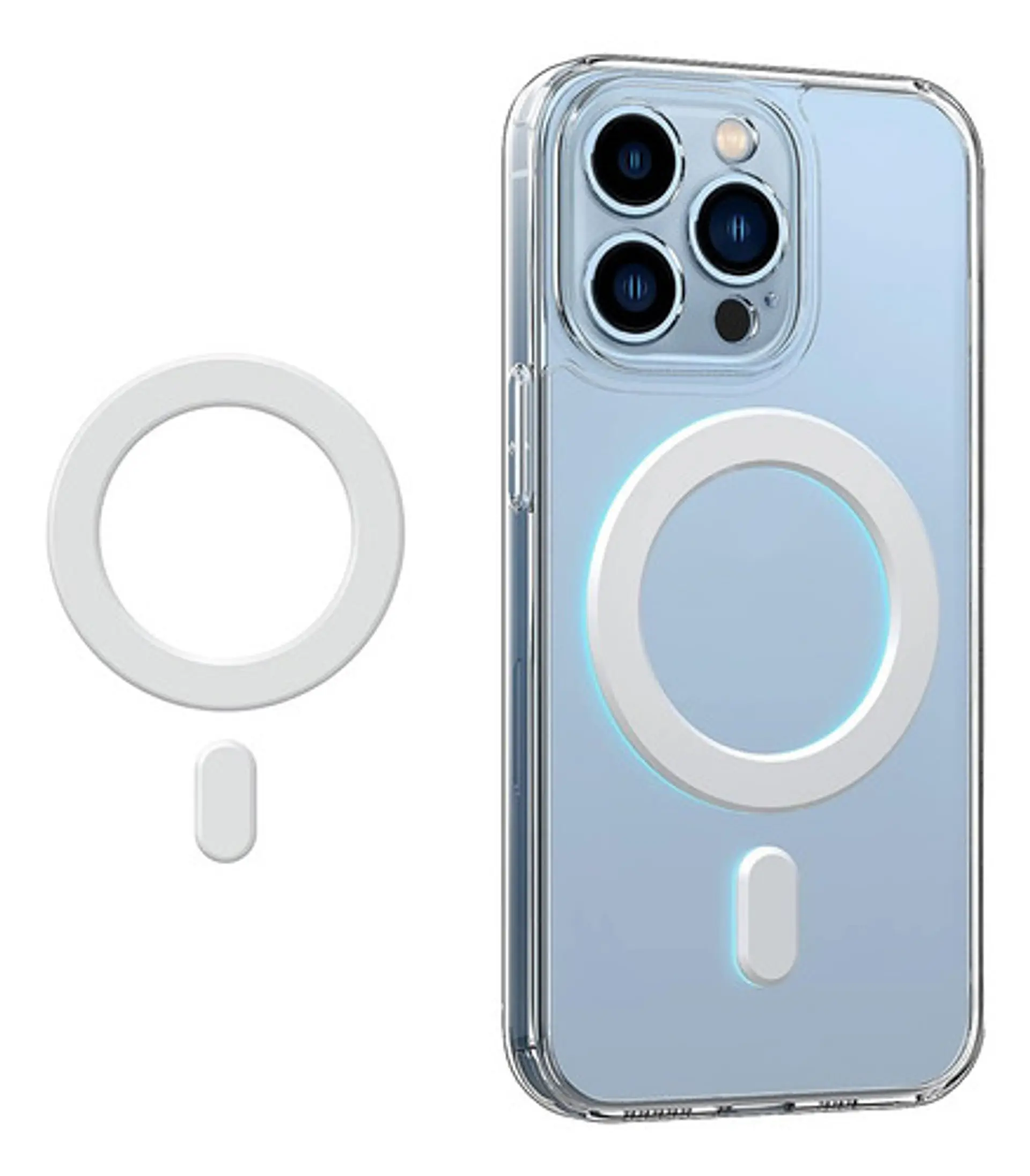 Adaptador Anillo Magnetico Para iPhone Samsung 1