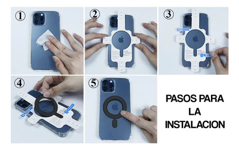 Adaptador Anillo Para Magsafe Magnetico Para iPhone Samsung 2