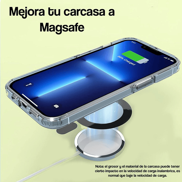 Adaptador Anillo Para Magsafe Magnetico Para iPhone Samsung 3