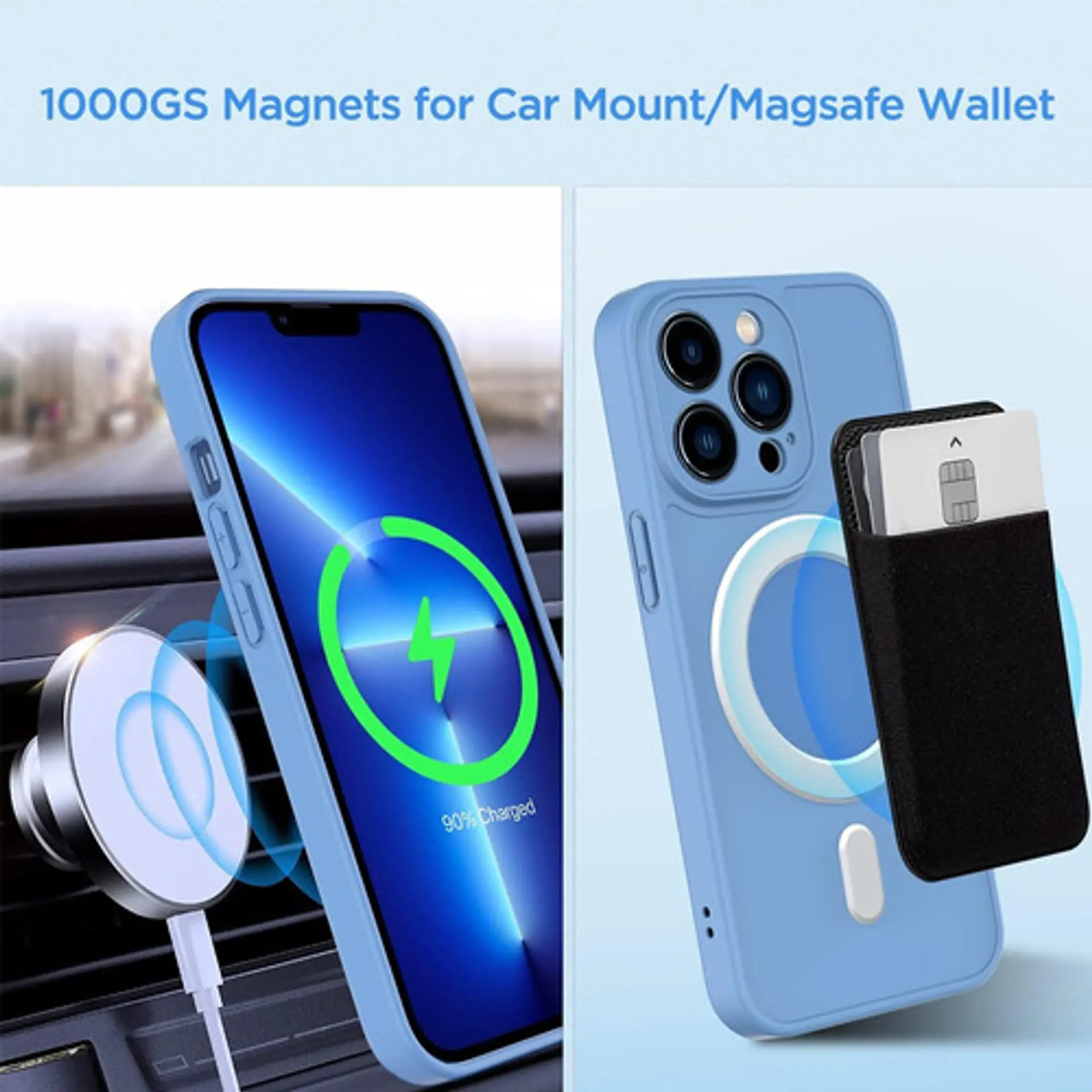 Adaptador Anillo Magnetico Para iPhone Samsung 4