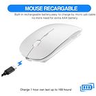 Mouse Inalambrico Bluetooth Recargable Para iPad Tablet  2