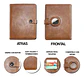 Porta Pasaporte Para Airtag Funda Protectora Viaje Con Rfid - Miniatura 5