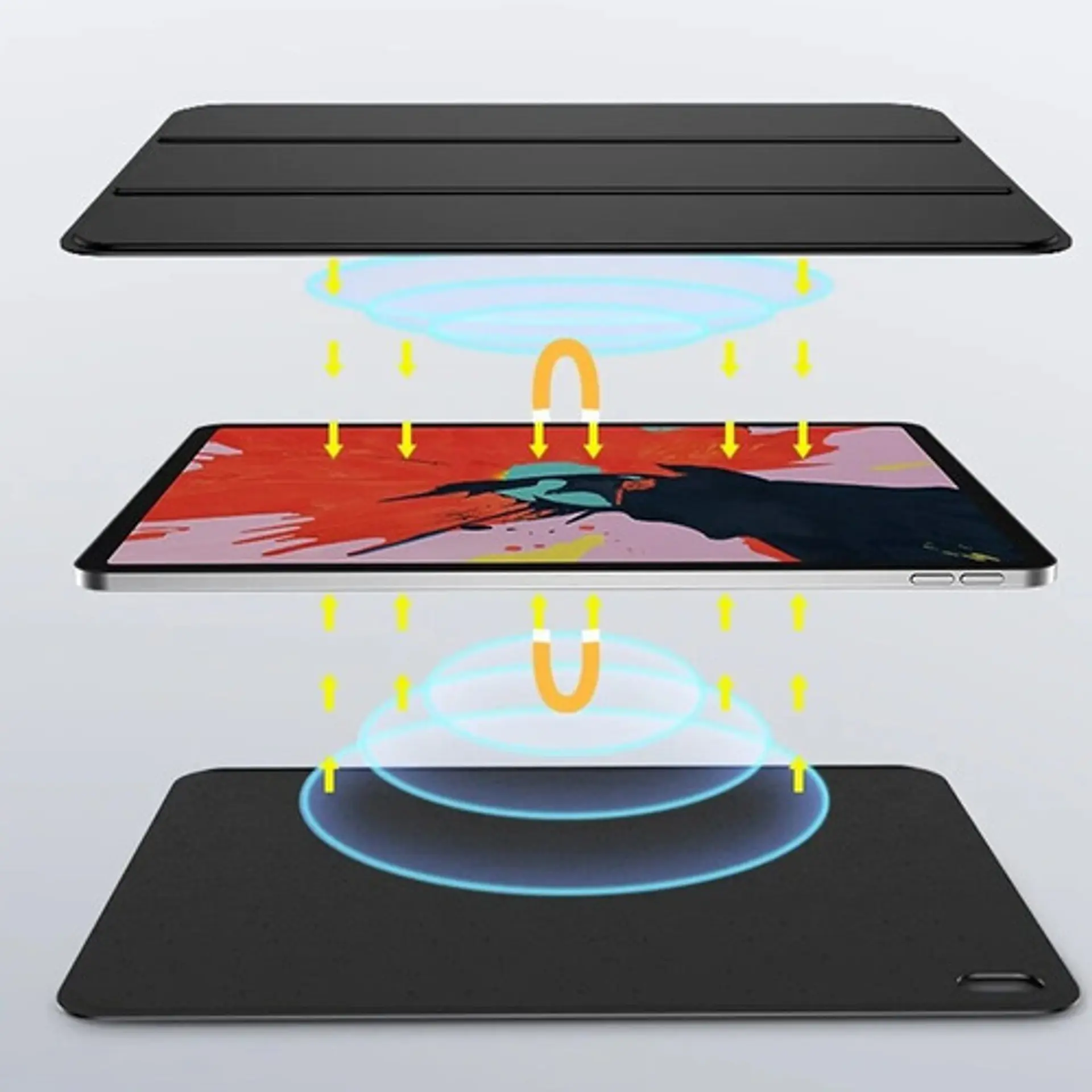 Carcasa Smart Para iPad Magnetica 8
