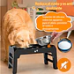 Comedero Bebedero Para Perro Gato Aluminio Anti Deslizante - Miniatura 3