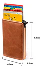Billetera De Cuero Tarjetero Bloqueo Rfid - Miniatura 5