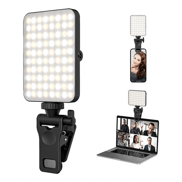 Luz Led Selfie Adaptable Para iPhone Macbook Notebook  1