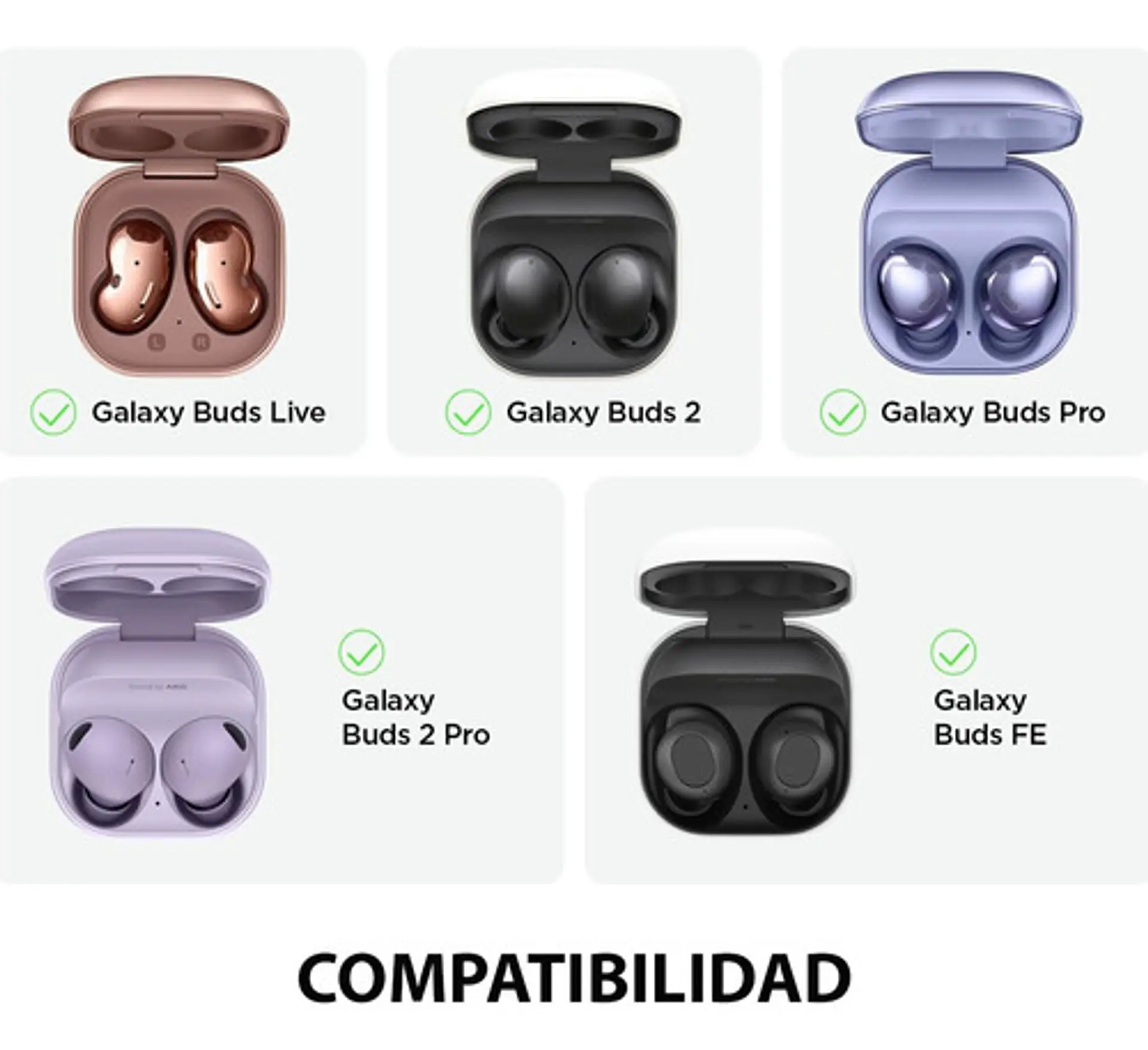 Carcasa Funda Para Galaxy Buds Live / Pro Y Buds2 7