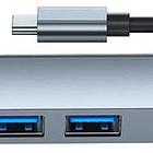  Adaptador Extensor Hub Usb 3.0 Tipo C 4 En 1 Para Macbook 5