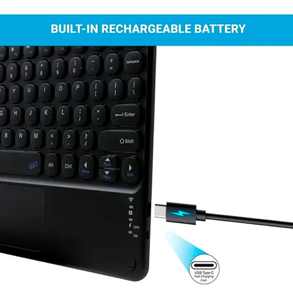 Teclado Inalámbrico Para iPad / Tablet Universal Touchpad 7