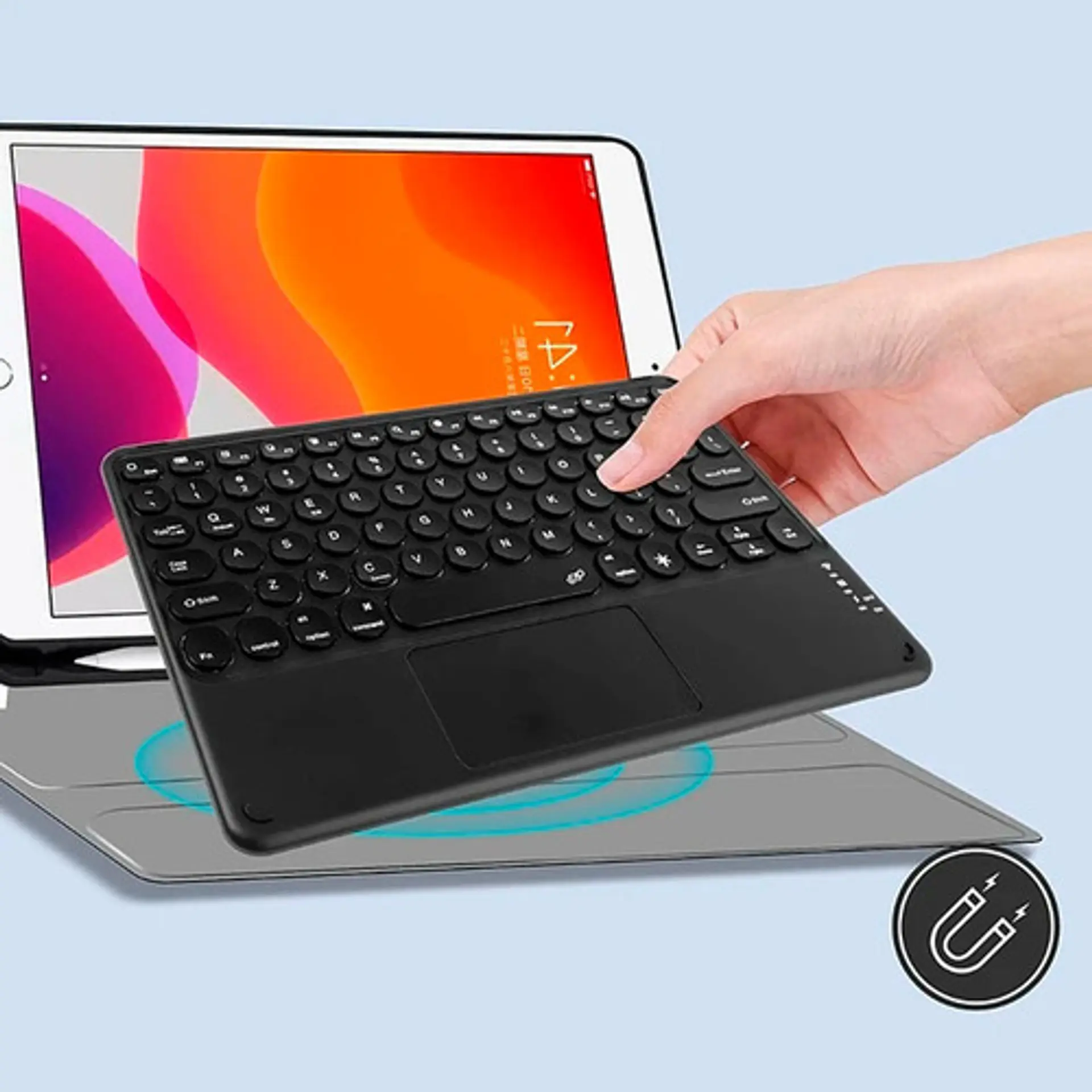 Teclado Inalámbrico Para iPad / Tablet Universal Touchpad 11