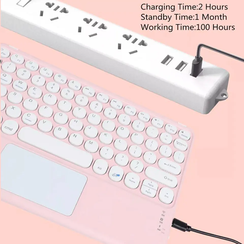 Teclado Inalámbrico Para iPad / Tablet Universal Touchpad 13
