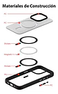 Carcasa Mate Para iPhone Magnetica (todos) - Miniatura 7