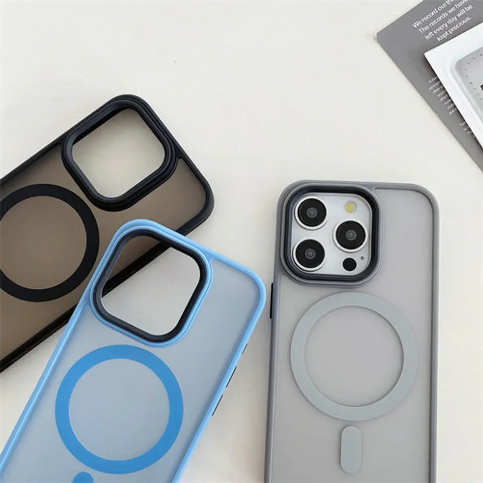 Carcasa Mate Para iPhone Magnetica (todos) 13