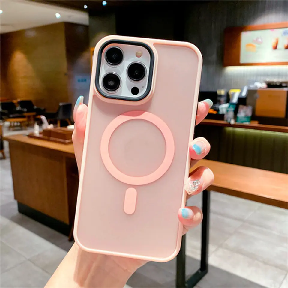 Carcasa Mate Para iPhone Magnetica (todos) 14
