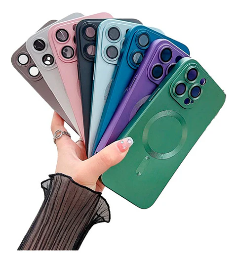 Carcasa Metalizada Para iPhone Magnetica