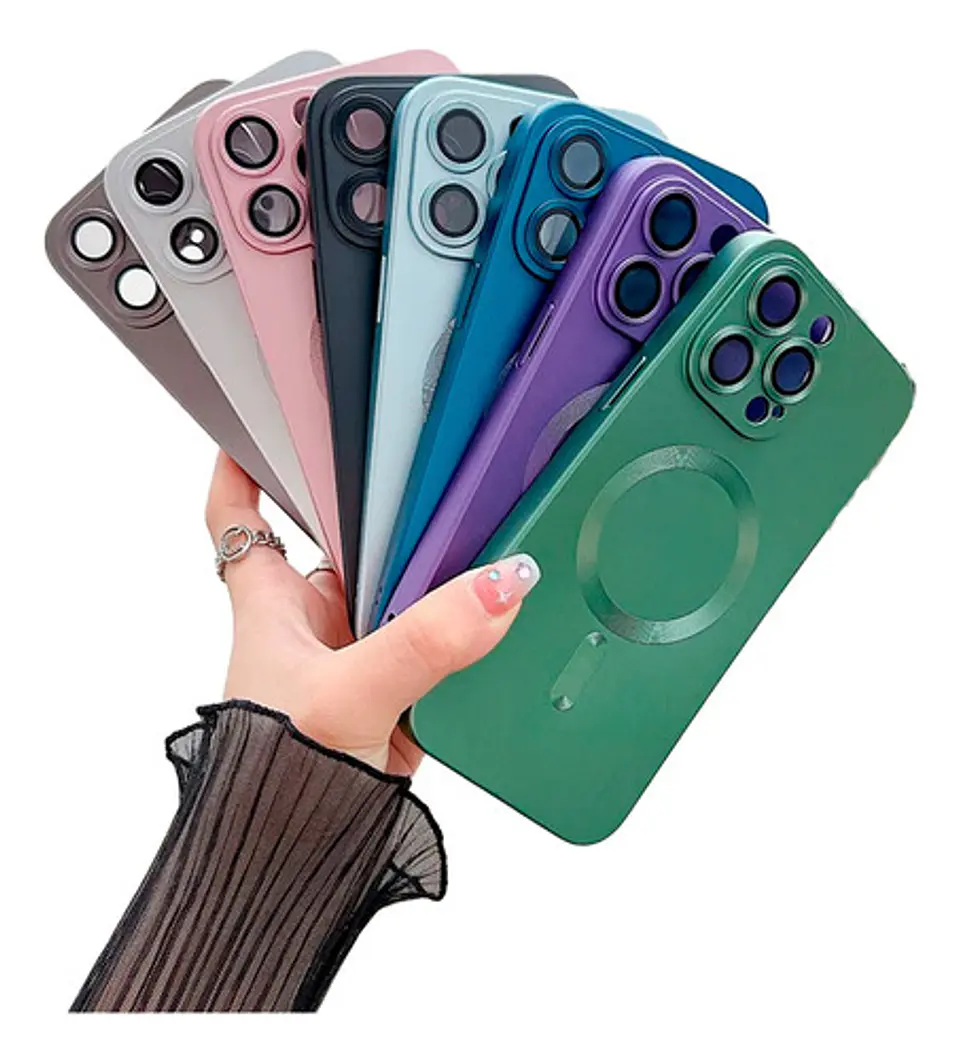 Carcasa Metalizada Para iPhone Magnetica 1