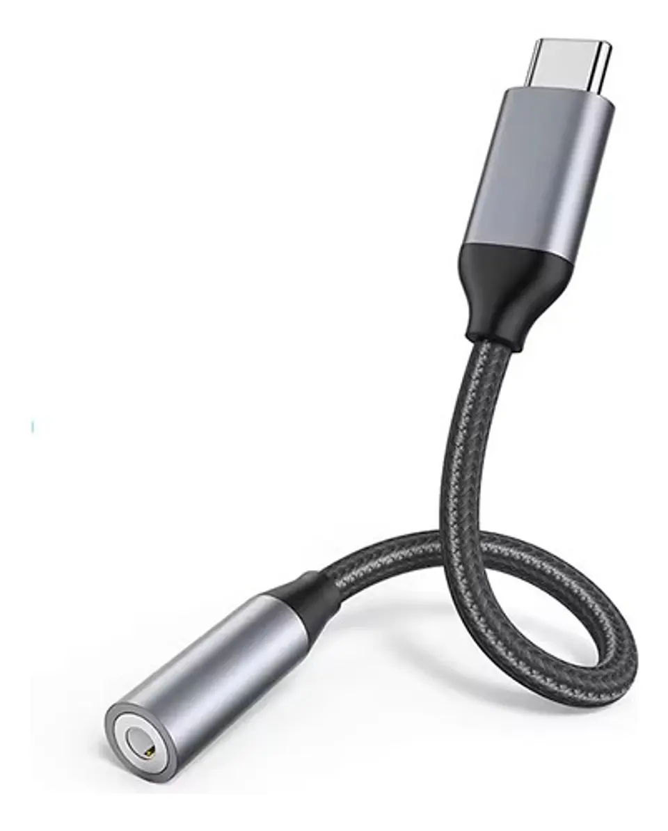 Adaptador Audifonos Para iPhone / Samsung USB C 3.5mm 3