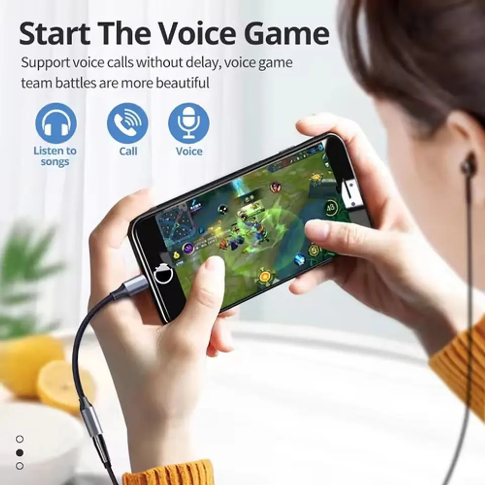 Adaptador Audifonos Para iPhone / Samsung USB C 3.5mm 5