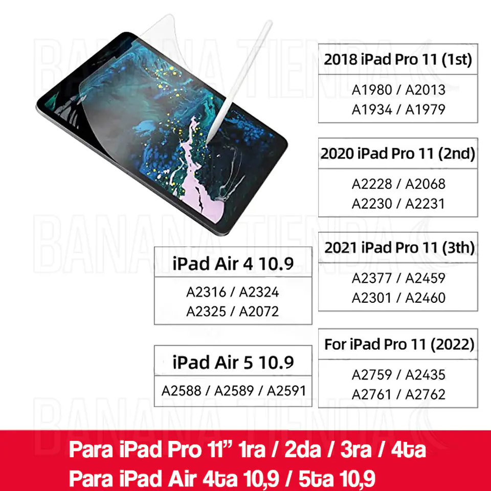 Paperfeel Lamina Sensación Papel iPad / iPad Pro / iPad Air Efecto PaperLike 6