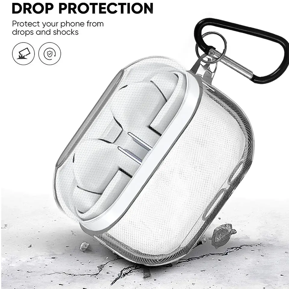Carcasa Funda Para Galaxy Buds 3 Pro / Galaxy Buds 3 Transparente 2