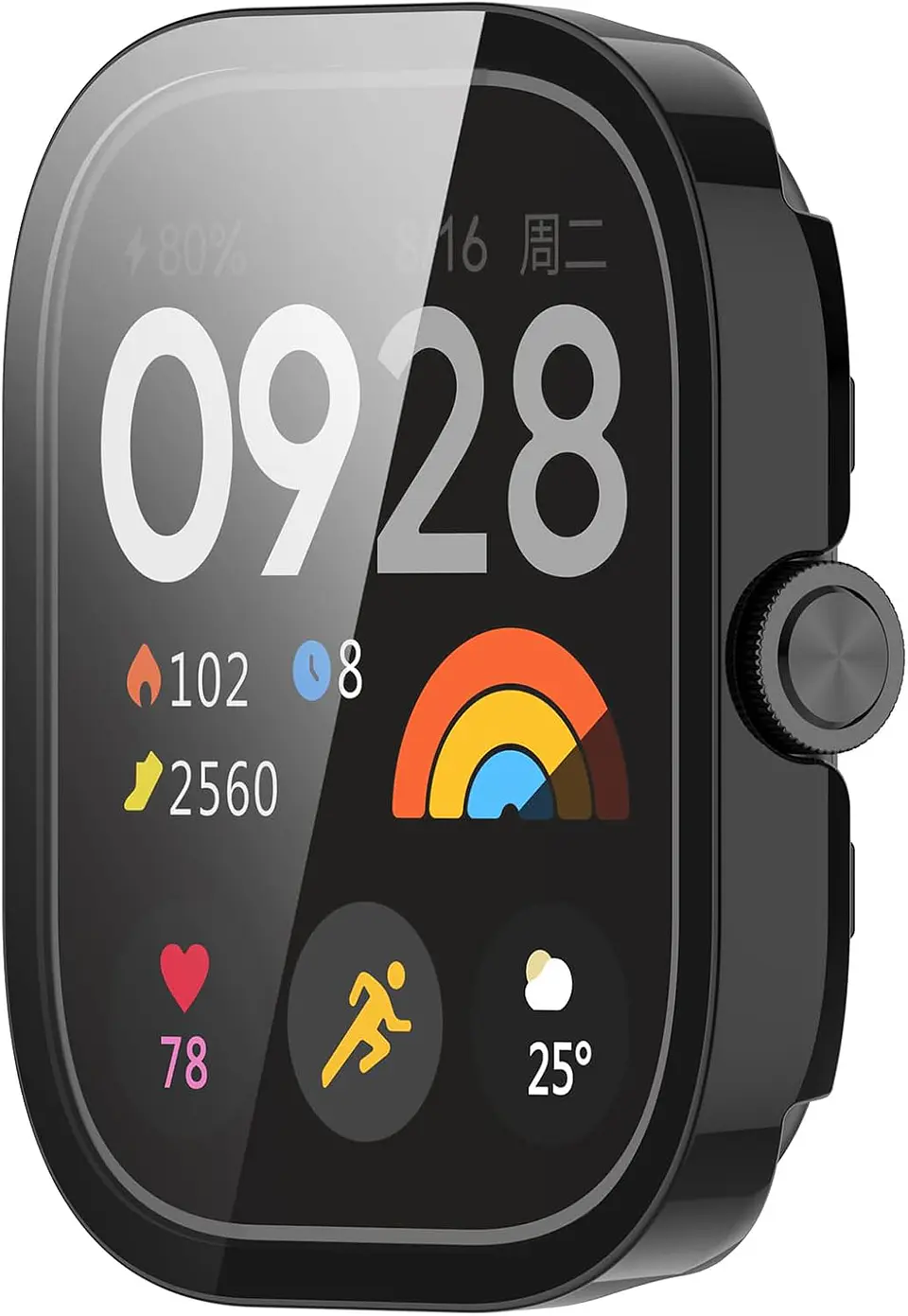 Protector Carcasa Con Vidrio Para Xiaomi Redmi Watch 4 5