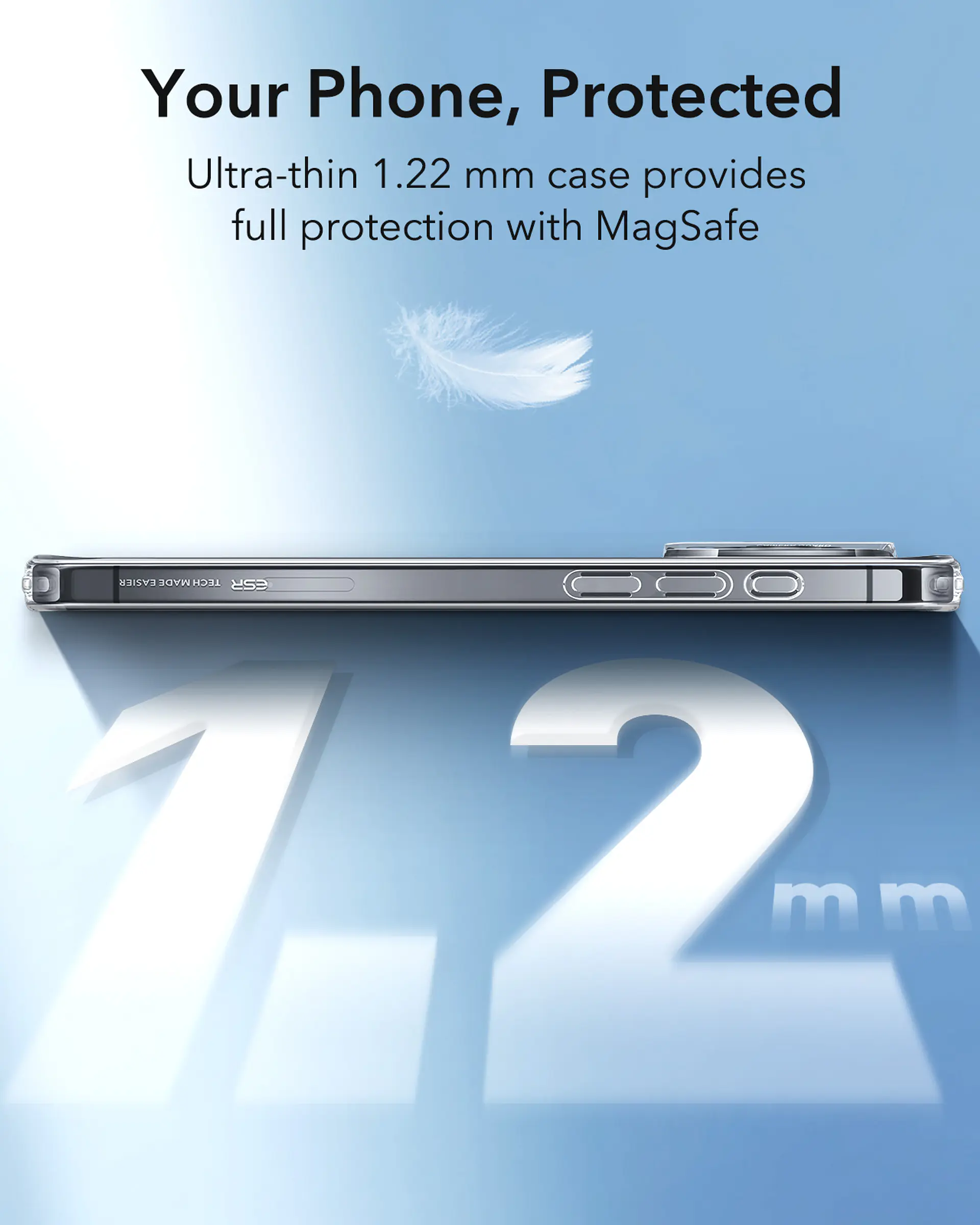 Carcasa ESR Zero Para iPhone 16 Ultra Delgada 4