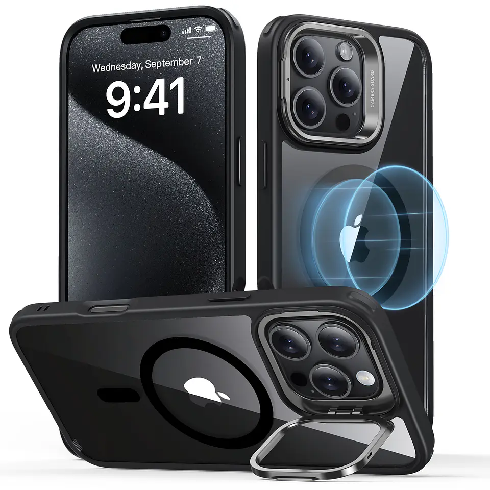 Carcasa ESR Para iPhone 16 / 16 Pro / Max Hybrid Stash Stand 10