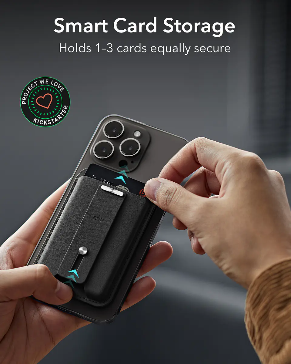 Tarjetero Magnético Para iPhone ESR Geo Wallet Stand 2