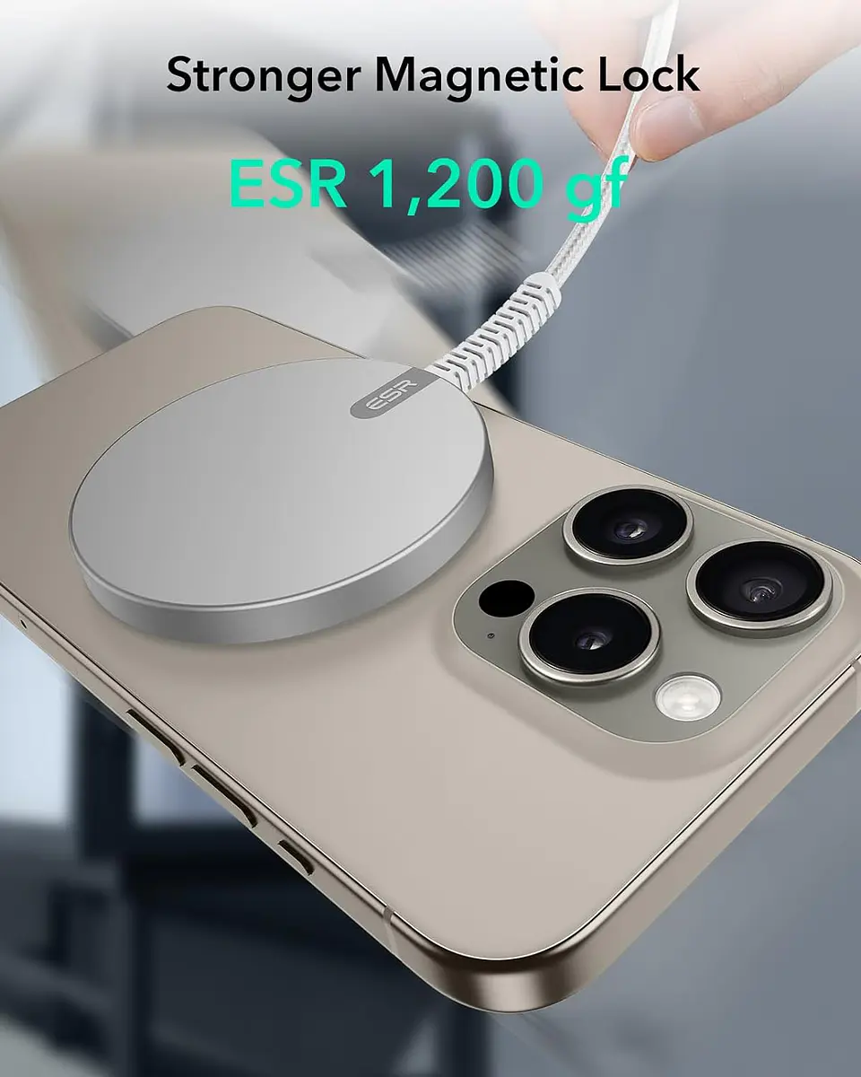 Cargador Inalambrico ESR Para iPhone Qi2 Magnetico 4