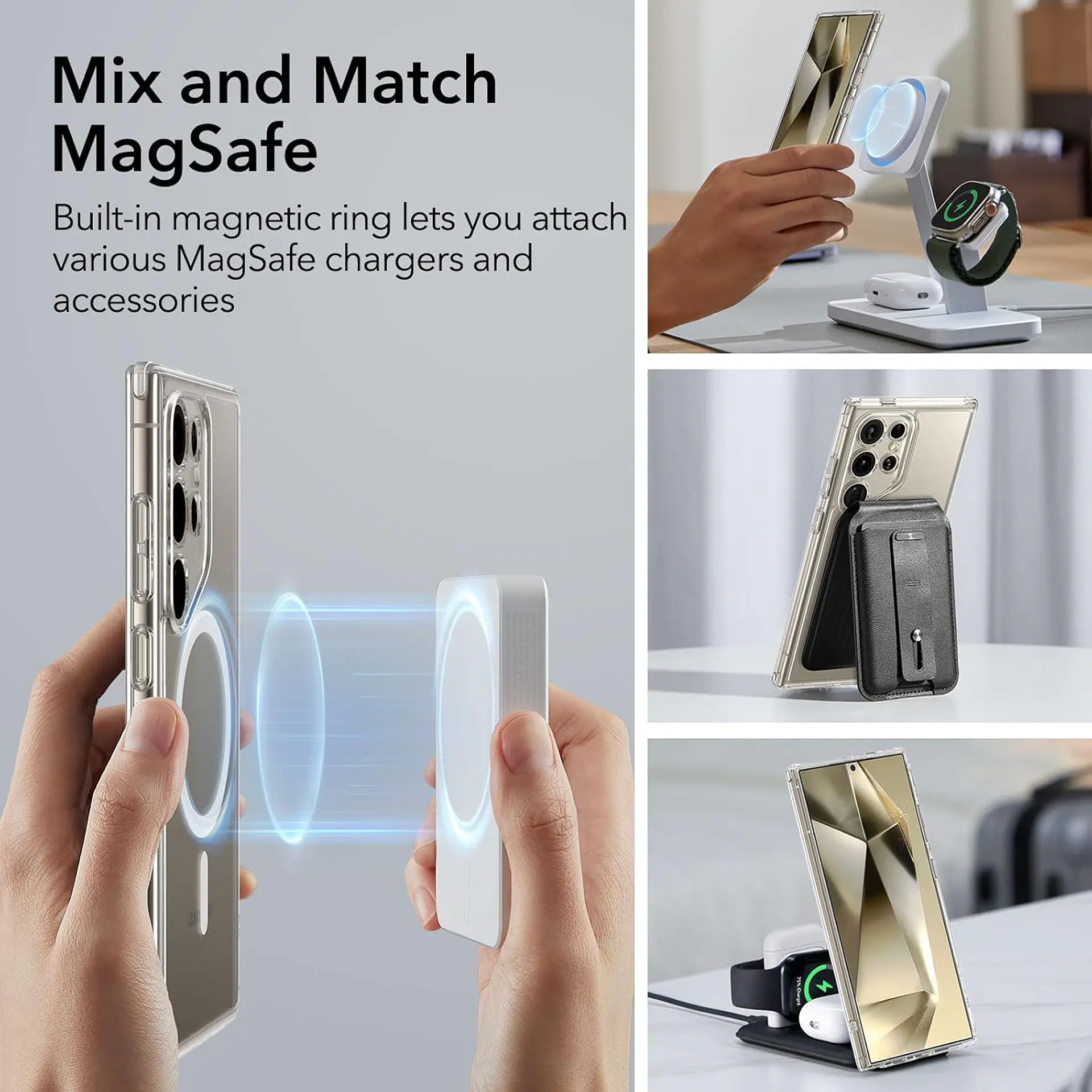 Carcasa ESR Para Galaxy S24 Ultra Classic Hybrid (HaloLock) 5