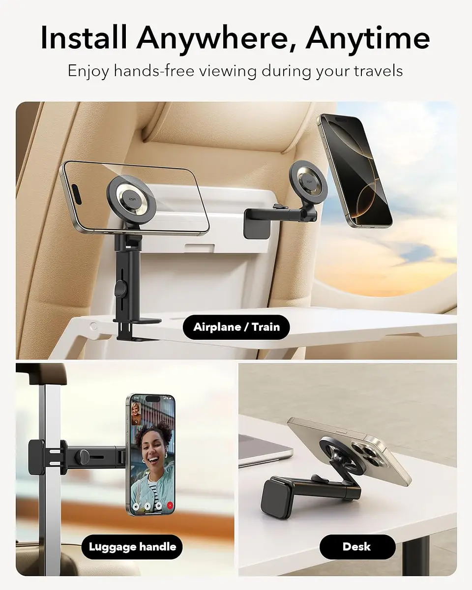Soporte ESR De Teléfono Magnetico Para Viaje/Avion 4