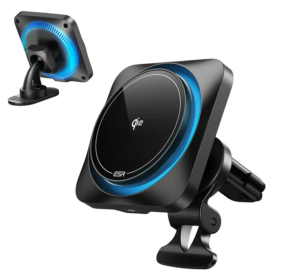 Soporte Celular Auto ESR Qi2 Cryoboost Magnético Para iPhone 1