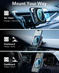 Soporte Celular Auto ESR Qi2 Cryoboost Magnético Para iPhone - Miniatura 8