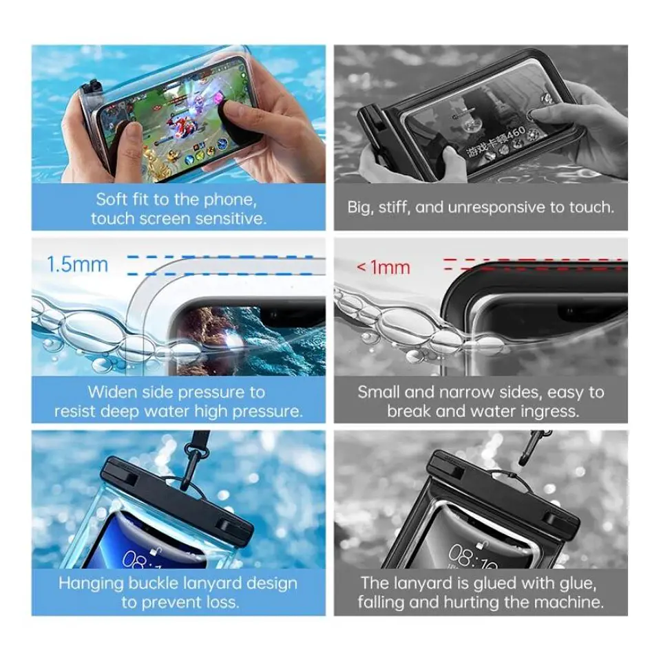 Funda Sumergible ESR Para teléfono Waterproof Pouch 3