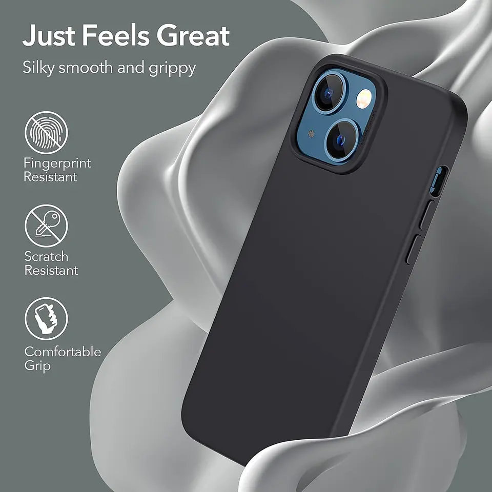 Carcasa ESR Para iPhone 13 Cloud Soft Gris 4