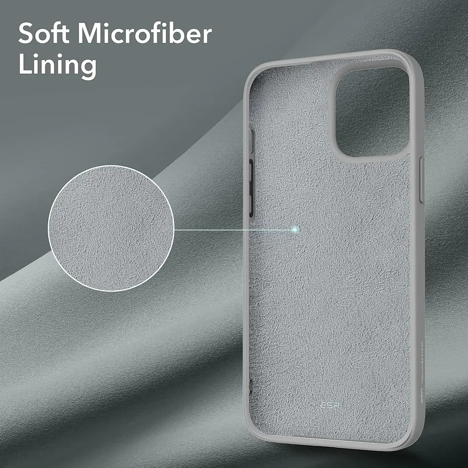 Carcasa ESR Para iPhone 13 Cloud Soft Gris 2