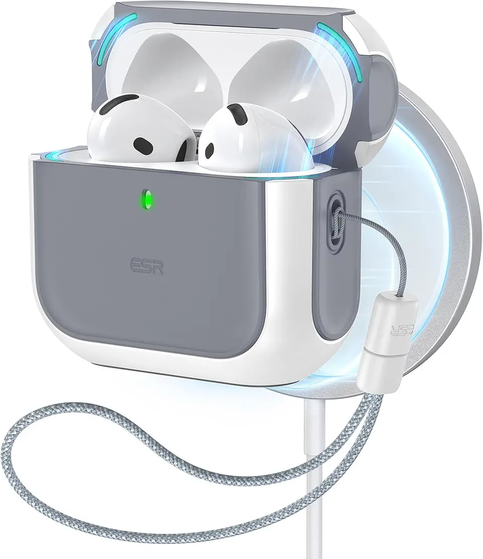 Carcasa Funda ESR Orbit Hybrid Para AirPods Pro / AirPods 4 10