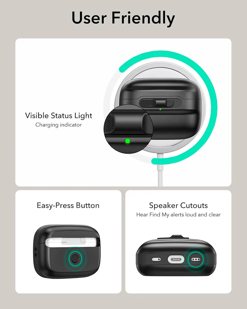 Carcasa Funda ESR Pulse Para AirPods Pro & AirPods Pro 2 7