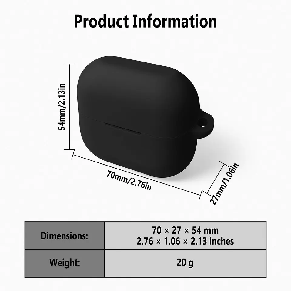 Carcasa Funda Para Galaxy Buds 3 / 3 Pro Silicona 4