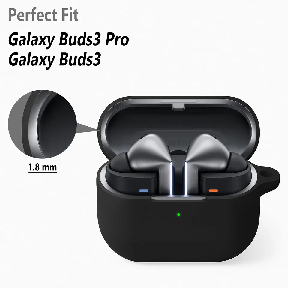 Carcasa Funda Para Galaxy Buds 3 / 3 Pro Silicona 5