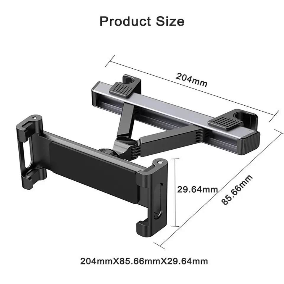 Soporte Tablet Para Auto / iPad Cabecera Asiento Trasero 4