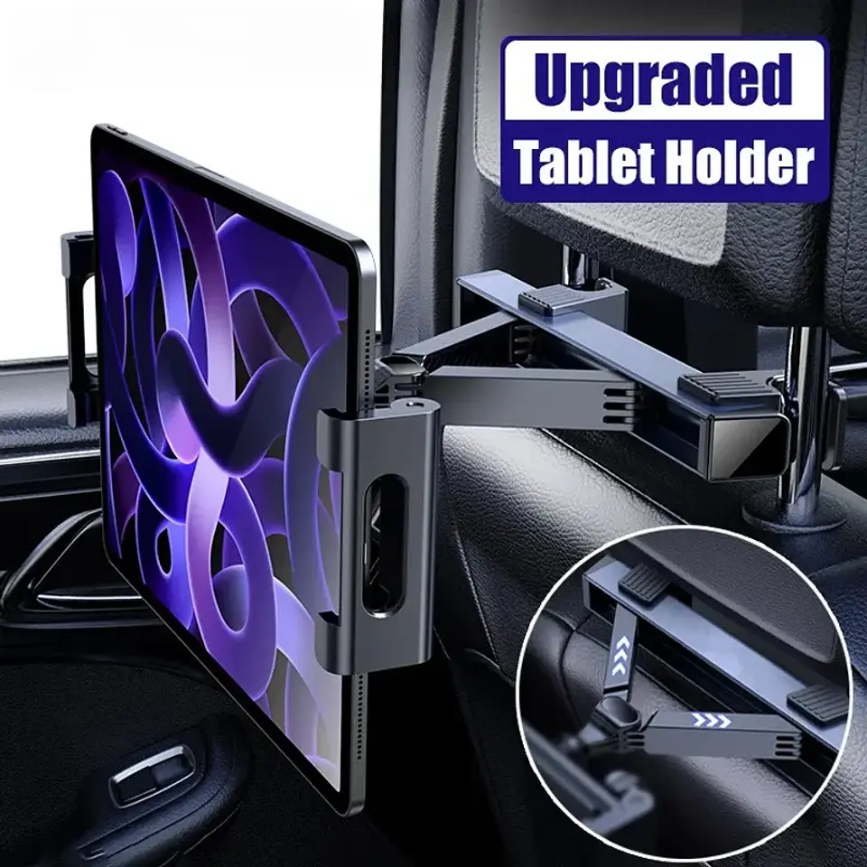 Soporte Tablet Para Auto / iPad Cabecera Asiento Trasero 7