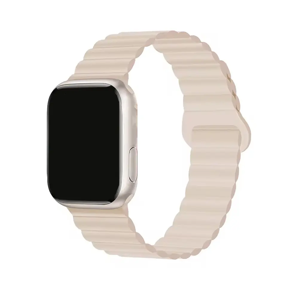 Correa Silicona Magnética Para Apple Watch Vanan 7