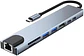 Hub Usb C 8 En 1 Hdmi Micro Sd Rj45 Para Macbook / iPad - Miniatura 1