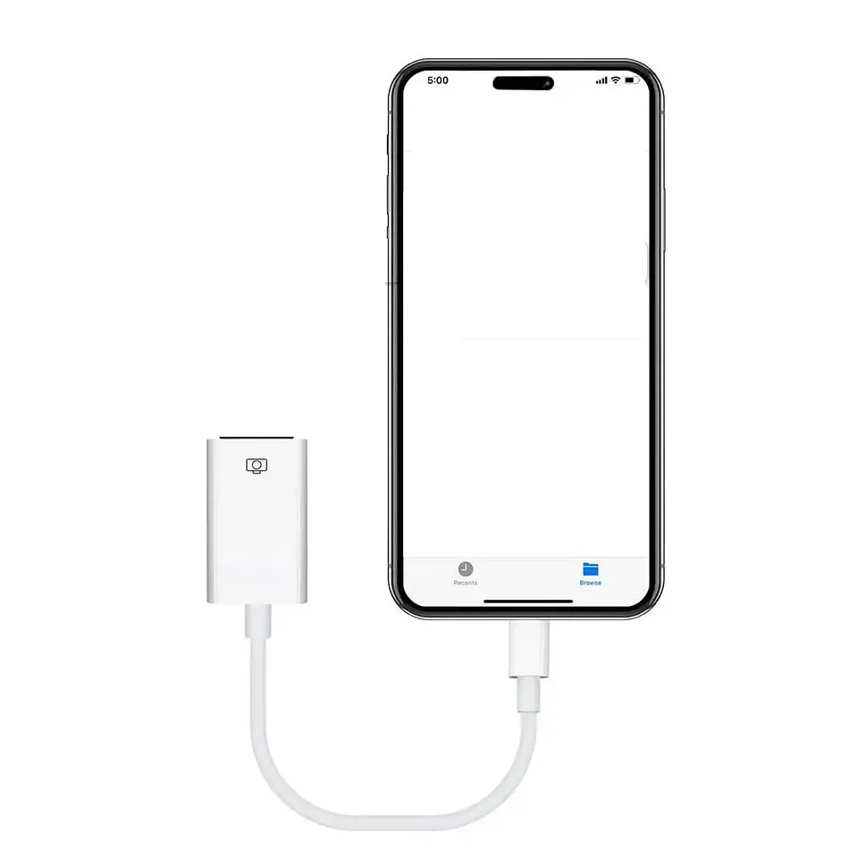 Adaptador Otg Usb C Para iPhone / Samsung / iPad / Tablet 1